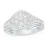 Thumbnail Image 1 of 3/4 CT. T.W. Composite Diamond Frame Ring in 10K White Gold