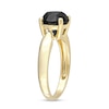 Thumbnail Image 3 of 3 CT. Black Diamond Solitaire Engagement Ring in 10K Gold