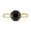 Thumbnail Image 4 of 3 CT. Black Diamond Solitaire Engagement Ring in 10K Gold