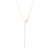 Thumbnail Image 3 of Interlocking Hearts Necklace in 14K Gold