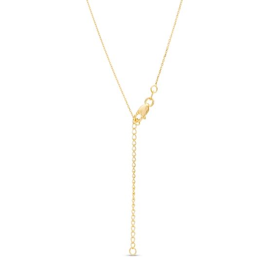 Interlocking Hearts Necklace in 14K Gold