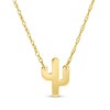 Thumbnail Image 1 of Mini Saguaro Cactus Necklace in 14K Gold