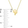 Thumbnail Image 3 of Mini Saguaro Cactus Necklace in 14K Gold
