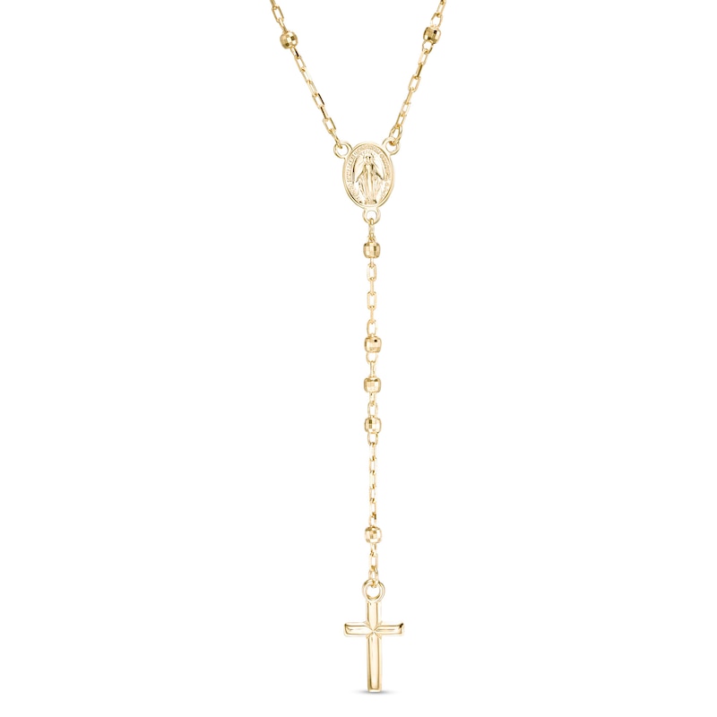 Bright Gold Crucifix | Large Size Rosary Making Crucifix (2 and 1/8 inches)  or Pendant | Your Choice of One, Three of Five!