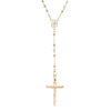 Thumbnail Image 0 of Diamond-Cut Beaded Crucifix Rosary Necklace in 14K Gold - 18"