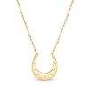 Thumbnail Image 1 of Mini Horseshoe Necklace in 14K Gold