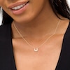 Thumbnail Image 2 of Mini Horseshoe Necklace in 14K Gold