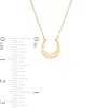 Thumbnail Image 3 of Mini Horseshoe Necklace in 14K Gold