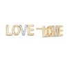 Thumbnail Image 0 of Vera Wang Love Collection 1/20 CT. T.W. Diamond "LOVE" Stud Earrings in 10K Gold