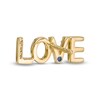 Thumbnail Image 1 of Vera Wang Love Collection 1/20 CT. T.W. Diamond "LOVE" Stud Earrings in 10K Gold