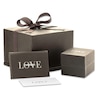 Thumbnail Image 3 of Vera Wang Love Collection 1/20 CT. T.W. Diamond "LOVE" Stud Earrings in 10K Gold