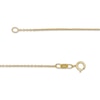 Thumbnail Image 2 of Vera Wang Love Collection 1/20 CT. T.W. Diamond "LOVE" Station Necklace in 10K Gold - 19"