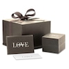 Vera Wang Love Collection 1/10 CT. T.W. Diamond "LOVE" Four Piece Stackable Band Set in Sterling Silver