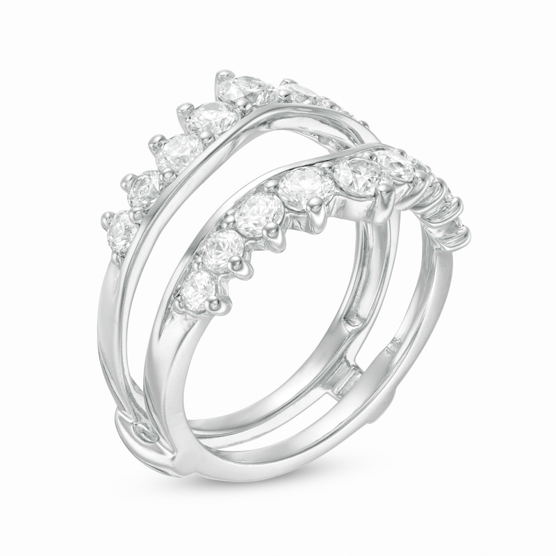 Main Image 2 of 1-1/2 CT. T.W. Diamond Solitaire Enhancer in 14K White Gold