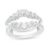 Thumbnail Image 1 of 7/8 CT. T.W. Diamond Contour Solitaire Enhancer in 10K White Gold