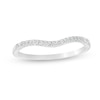 Thumbnail Image 1 of 1/10 CT. T.W. Diamond Contour Anniversary Band in 10K White Gold