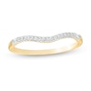 Thumbnail Image 1 of 1/10 CT. T.W. Diamond Contour Anniversary Band in 10K Gold