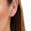 Thumbnail Image 2 of 1/4 CT. T.W. Marquise Diamond Solitaire Stud Earrings in 10K White Gold