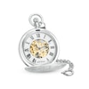 Thumbnail Image 0 of Men's James Michael Mechanical Pocket Watch with Two-Tone Skeleton Dial (Model: PMA181003Z)