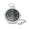 Thumbnail Image 0 of Men's James Michael Pocket Watch with Black Dial and Black Pouch (Model: PQA181125P)