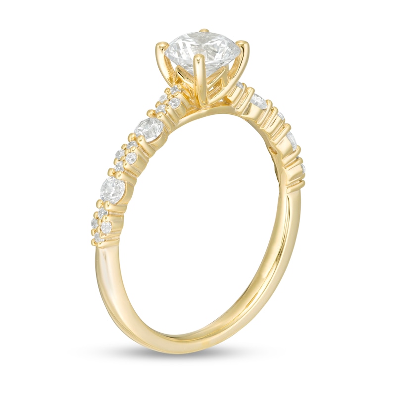 Main Image 3 of 1 CT. T.W. Diamond Engagement Ring in 14K Gold