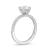 Thumbnail Image 3 of Celebration Ideal 1 CT. T.W. Certified Diamond Engagement Ring in 14K White Gold (I/I1)