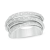 Thumbnail Image 0 of 1/4 CT. T.W. Diamond Layered Multi-Row Ring in Sterling Silver
