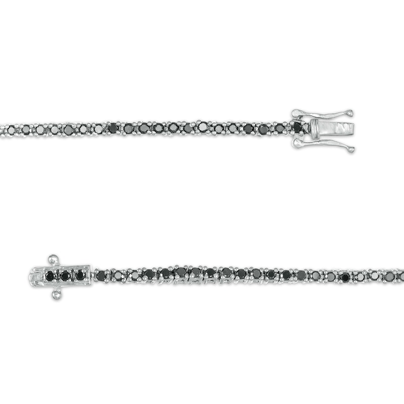 Zales 1/2 Ct. T.W. Diamond S Tennis Necklace in Sterling Silver - 17