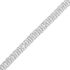 Thumbnail Image 1 of 1 CT. T.W. Diamond Duos Line Bracelet in Sterling Silver - 7.5"