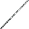 Thumbnail Image 1 of 5 CT. T.W. Black Diamond Tennis Bracelet in Sterling Silver - 7.5"