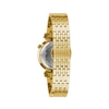 Thumbnail Image 3 of Ladies' Bulova Regatta Gold-Tone Watch with White Dial (Model: 97L161)