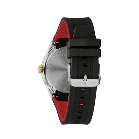Men's Bulova Futuro Two-Tone Strap Watch with Black Dial (Model: 98C138) Men's Bulova Futuro Two-Tone Strap Watch with Black Dial (Model: 98C138)