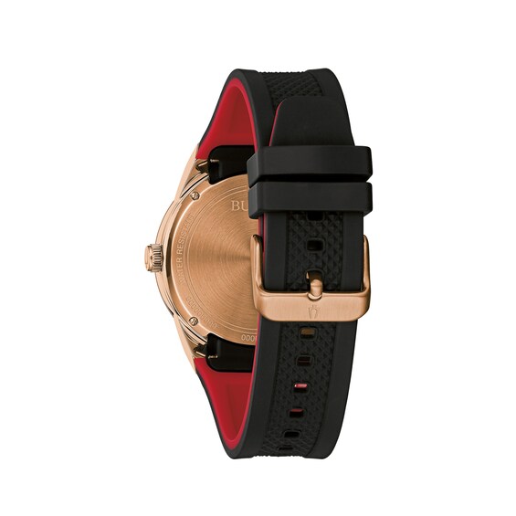 Men's Bulova Futuro Two-Tone Strap Watch with Black Dial (Model: 97C111) Men's Bulova Futuro Two-Tone Strap Watch with Black Dial (Model: 97C111)