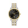 Thumbnail Image 1 of Men's Bulova Sutton Diamond Accent Two-Tone IP Watch with Black Dial (Model: 98D165)