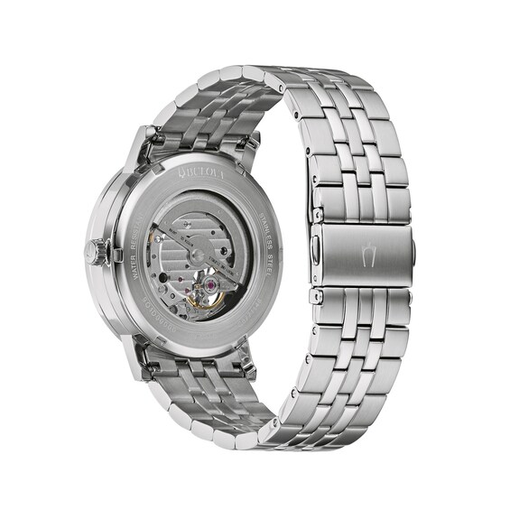 Men's Bulova American Clipper Automatic Watch with Blue Skeleton Dial (Model: 96A247) Men's Bulova American Clipper Automatic Watch with Blue Skeleton Dial (Model: 96A247)