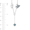 Thumbnail Image 3 of Collector's Edition Enchanted Disney Cinderella Blue Topaz and Diamond Bracelet in Sterling Silver and 10K Rose Gold