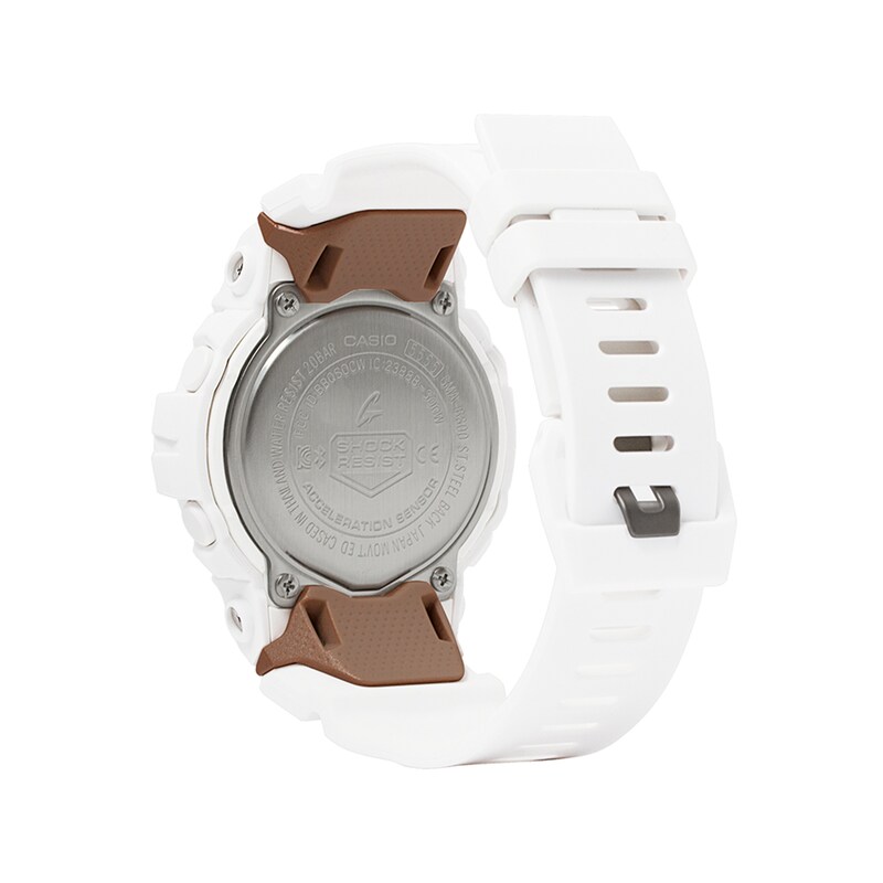 Main Image 3 of Ladies’ Casio G-Shock S Series White Strap Watch with White Dial (Model: GMAB800-7A)
