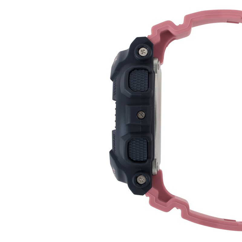 Ladies’ Casio G-Shock S Series Pink Resin Strap Watch with Black Dial (Model: GMAS140-4A)