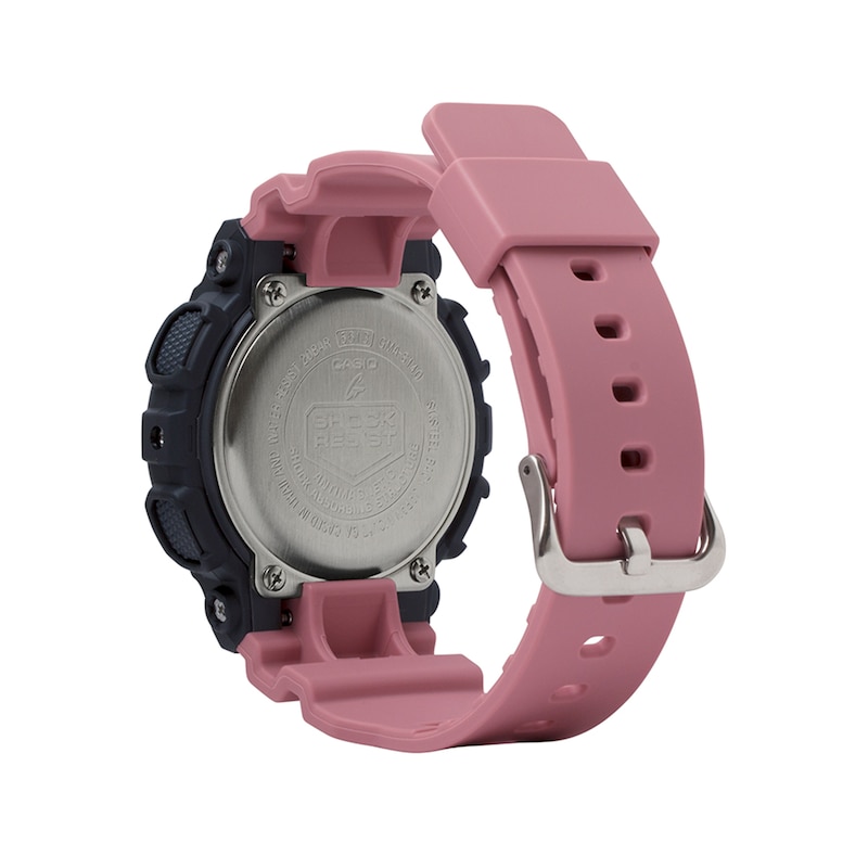 Ladies’ Casio G-Shock S Series Pink Resin Strap Watch with Black Dial (Model: GMAS140-4A)