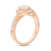 1-1/2 CT. T.W. Diamond Cushion Frame Engagement Ring in 14K Rose Gold