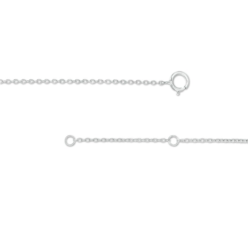 Main Image 3 of 1/5 CT. T.W. Composite Diamond Triple Circle Station Bracelet in 10K White Gold