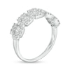 Thumbnail Image 3 of 3/4 CT. T.W. Baguette and Round Diamond Composite Five Stone Ring in 10K White Gold