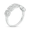 Thumbnail Image 2 of 3/4 CT. T.W. Baguette and Round Diamond Composite Five Stone Ring in 10K White Gold