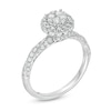Thumbnail Image 3 of 3/4 CT. T.W. Composite Diamond Frame Engagement Ring in 14K White Gold
