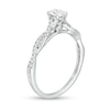 Thumbnail Image 3 of 1/2 CT. T.W. Oval Diamond Twist Engagement Ring in 14K White Gold
