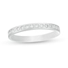 Thumbnail Image 0 of 1/6 CT. T.W. Diamond Satin Stackable Anniversary Band in 10K White Gold