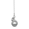 Thumbnail Image 1 of Enchanted Disney Villains Maleficent 1/10 CT. T.W. Black Diamond Key Pendant in Sterling Silver - 19"