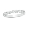 Thumbnail Image 1 of 1/15 CT. T.W. Diamond Cascading Bubbles Ring in 10K White Gold