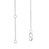 Thumbnail Image 3 of 1/20 CT. T.W. Diamond Crown Anklet in Sterling Silver - 10"