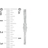 Thumbnail Image 3 of 5/8 CT. T.W. Composite Diamond Three Stone Hoop Earrings in 10K White Gold